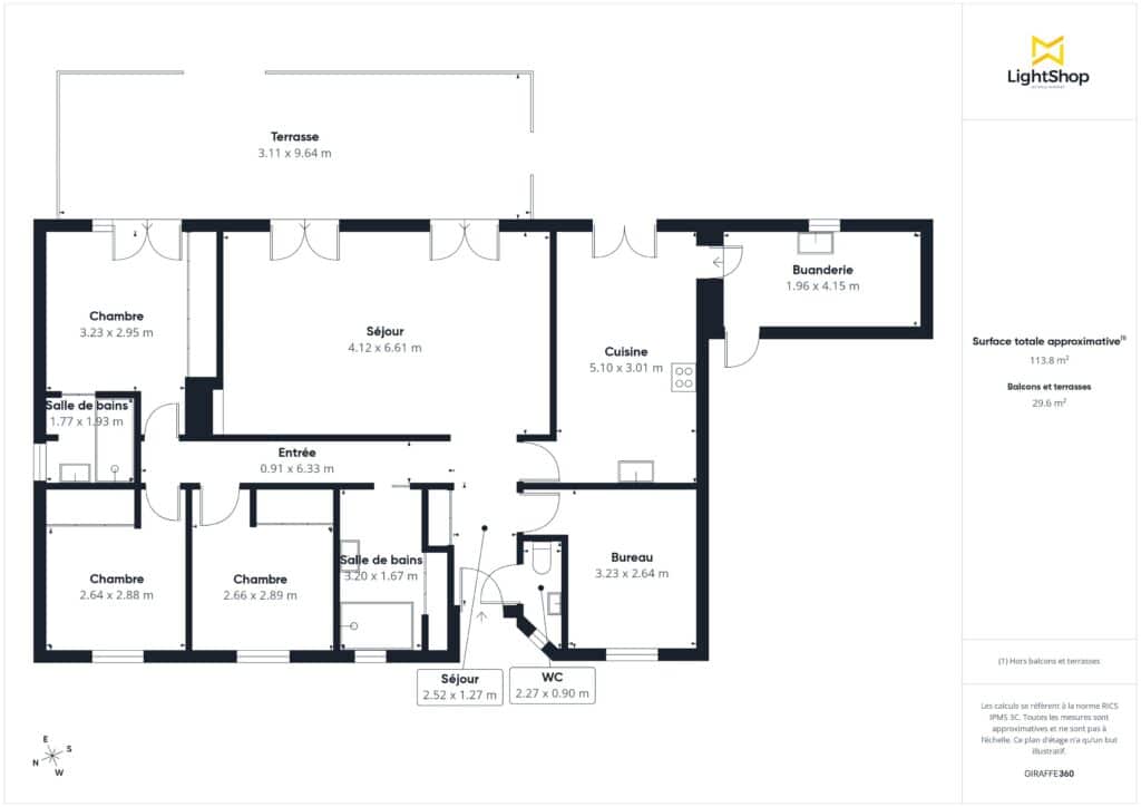Plan Giraffe360 exemple